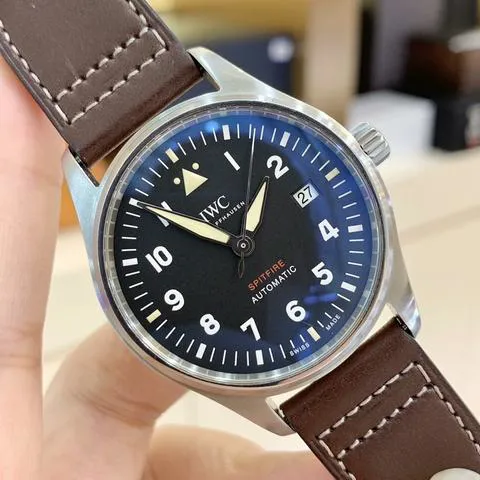 IWC Pilot IW326803 39mm Stainless steel Green 4