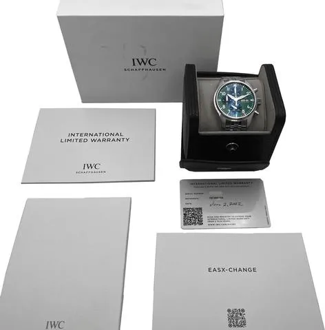 IWC Pilot IW388104 41mm Stainless steel Green 5