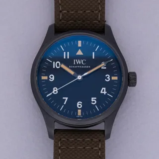 IWC Pilot Mark IW324801 Ceramic and Titanium Black