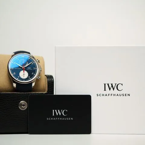 IWC Portugieser IW390704 44.5mm Stainless steel Blue 6