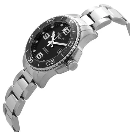 Longines HydroConquest L37804566 39mm Stainless steel Black 1