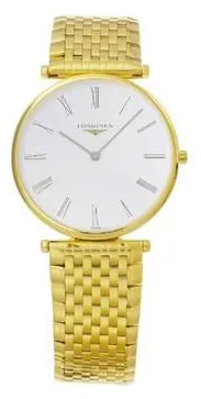 Longines La Grande Classique L4.755.2.11.8 22mm Yellow gold and Stainless steel White