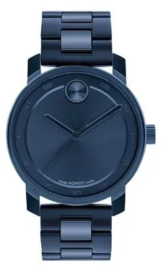 Movado Bold 3600914 41mm Stainless steel Blue