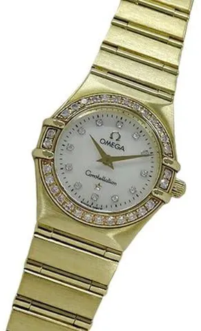 Omega Constellation 1167.75.00 22mm Yellow gold White