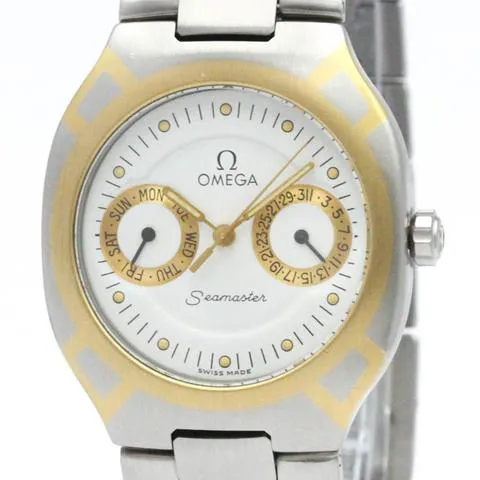 Omega Seamaster 396.1022 31mm Yellow gold and Stainless steel White