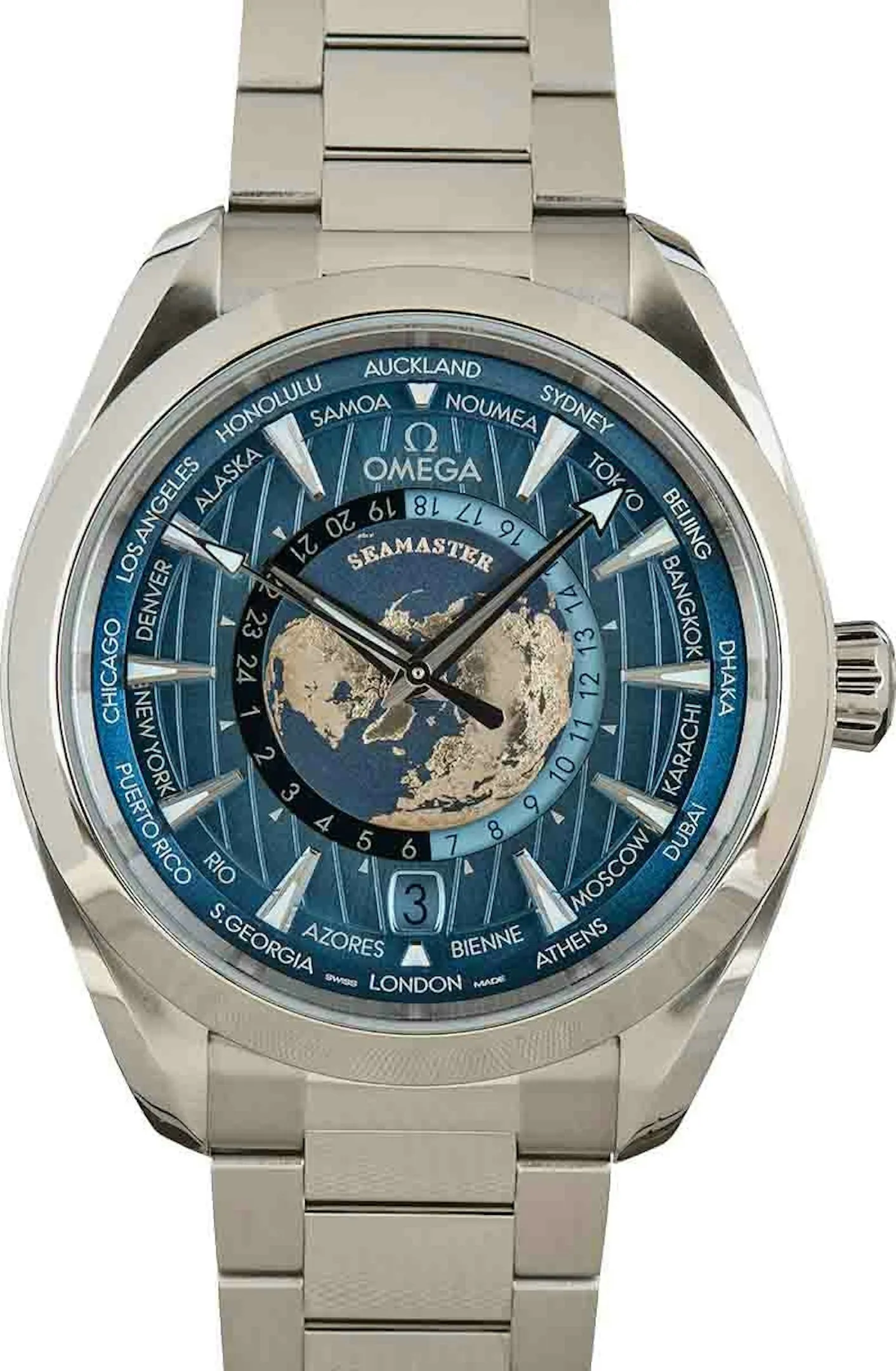 Omega Aqua Terra 150M 220.10.43.22.03.002 43mm Stainless steel Blue