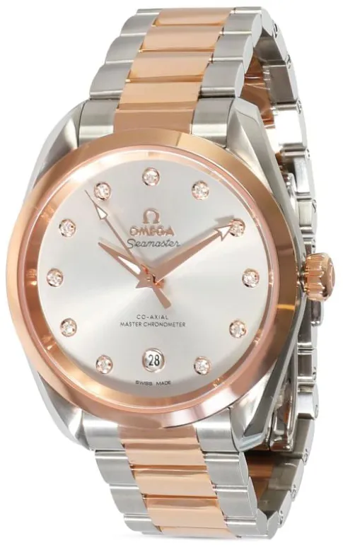 Omega Seamaster Aqua Terra 138993 38mm Rose gold and Stainless steel Silver