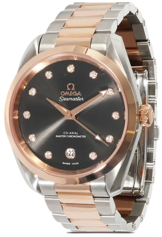 Omega Seamaster Aqua Terra 138994 38mm Rose gold and Stainless steel Black