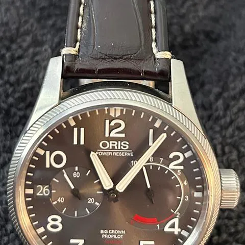 Oris Big Crown ProPilot Calibre 111 01 111 7711 4163 44mm Stainless steel Brown 1