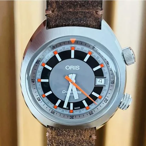 Oris Chronoris 01 733 7737 4053-07 5 19 43 39mm Stainless steel Gray