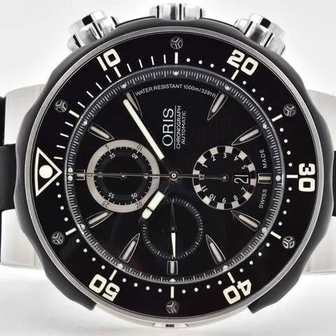 Oris ProDiver Chronograph 01 674 7630 7154 51mm Titanium Black