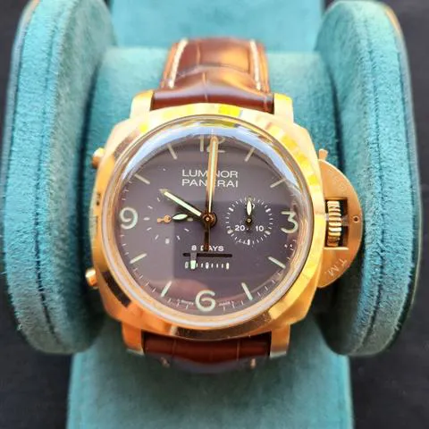 Panerai Luminor 1950 PAM 00319 47mm Rose gold Brown