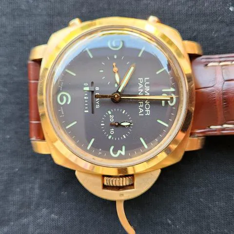 Panerai Luminor 1950 PAM 00319 47mm Rose gold Brown 9