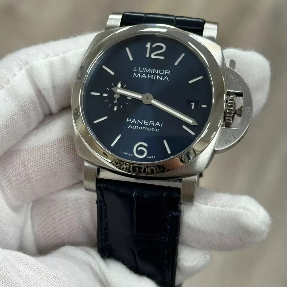 Panerai Quaranta PAM 01270 40mm Stainless steel Blue 1