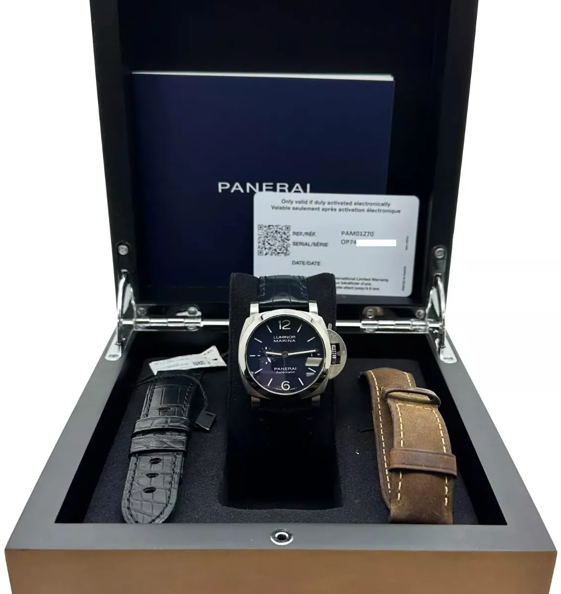 Panerai Quaranta PAM 01270 40mm Stainless steel Blue 5