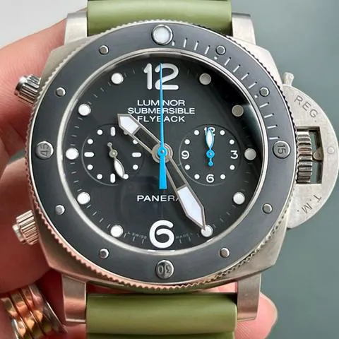 Panerai Submersible PAM 00615 47mm Titanium Black