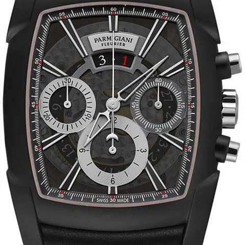 Parmigiani Fleurier Kalpa 44.5mm Stainless steel Black