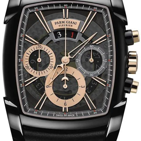 Parmigiani Fleurier Kalpa 44.5mm Stainless steel Black