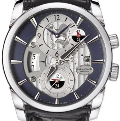 Parmigiani Fleurier Tonda 42mm Stainless steel Blue