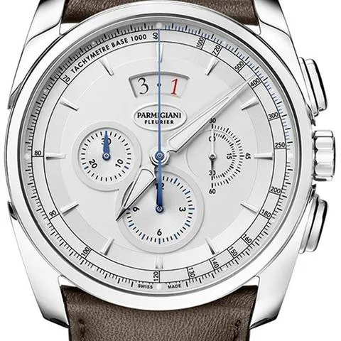 Parmigiani Fleurier Tonda 40mm Stainless steel White