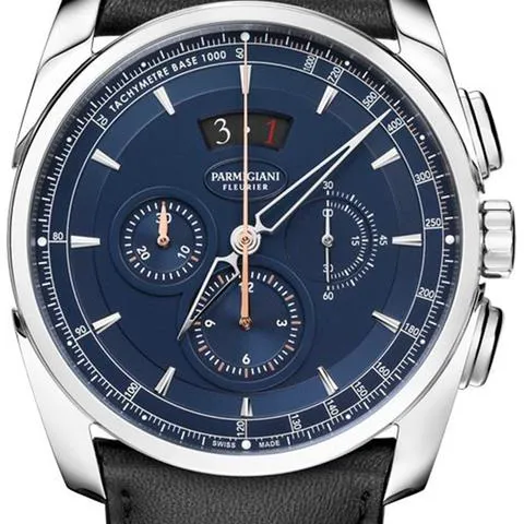 Parmigiani Fleurier Tonda 40mm Stainless steel Blue