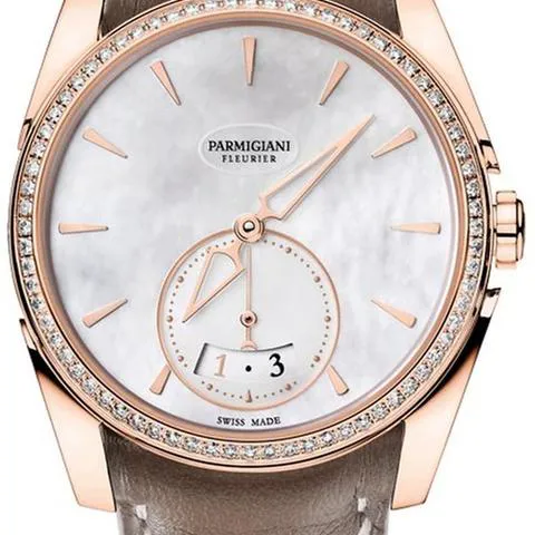 Parmigiani Fleurier Tonda 33mm Rose gold Mother-of-pearl