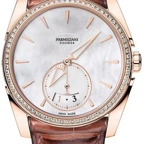 Parmigiani Fleurier Tonda 33mm Rose gold Mother-of-pearl