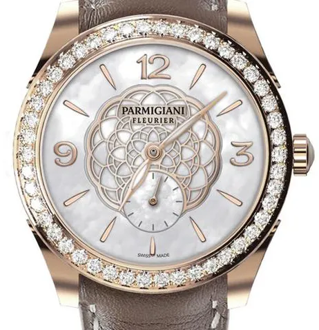 Parmigiani Fleurier Tonda 36mm Rose gold Mother-of-pearl