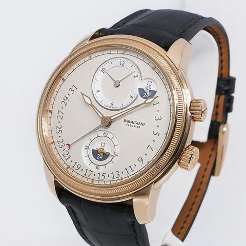 Parmigiani Fleurier Toric PFC493-1002400-HA1442 43mm Rose gold White