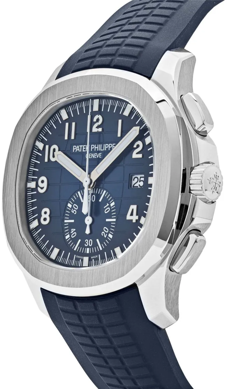 Patek Philippe Aquanaut 5968G-001 42mm White gold Blue 2