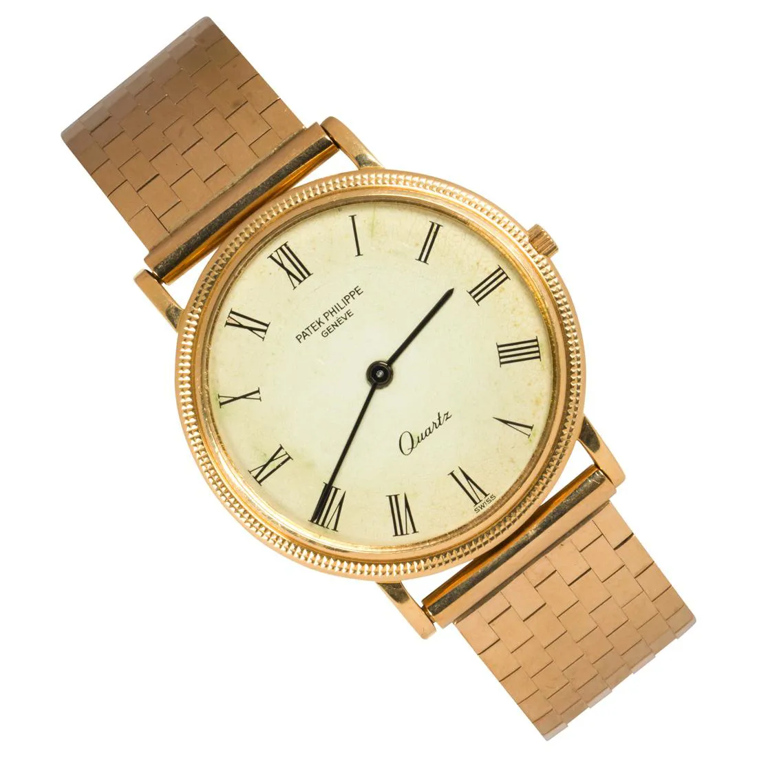 Patek Philippe Calatrava 3744 34mm Yellow gold Cream 1