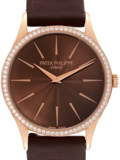 Patek Philippe Calatrava 4897R-001 Rose gold Brown