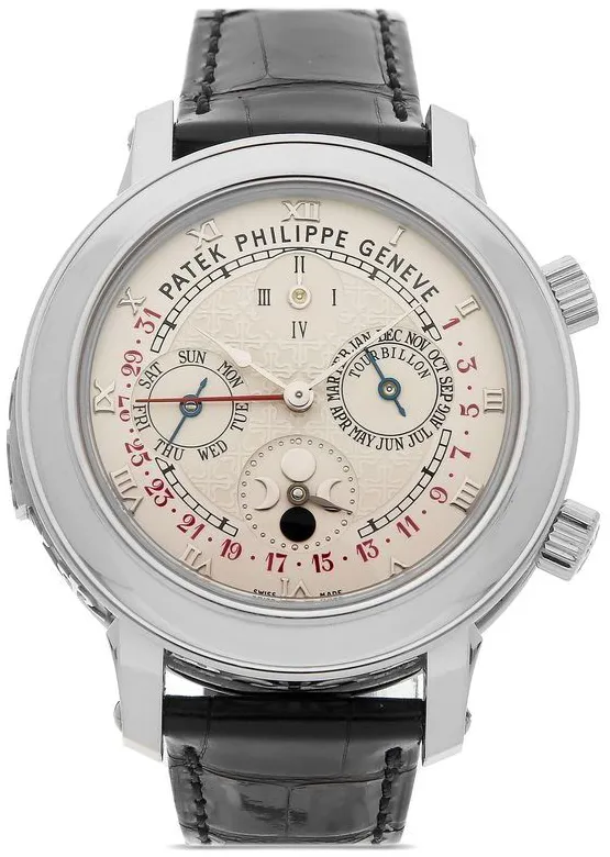 Patek Philippe Sky Moon Tourbillon 5002P-001 43mm Platinum Silver