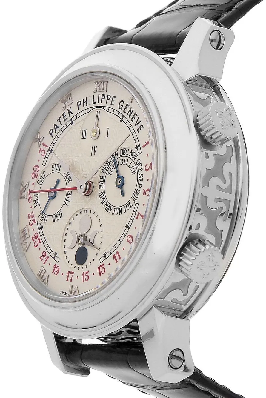 Patek Philippe Sky Moon Tourbillon 5002P-001 43mm Platinum Silver 1