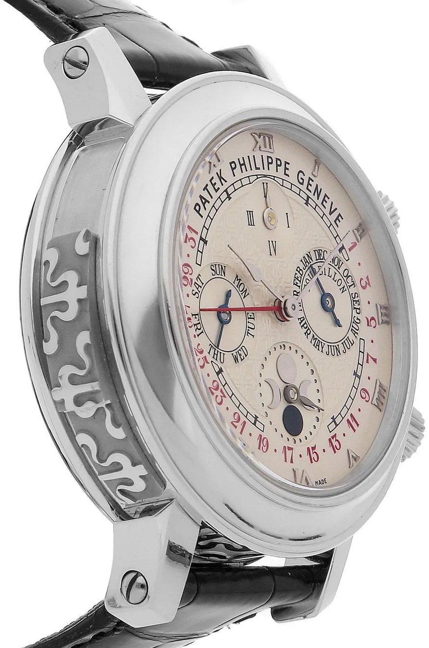 Patek Philippe Sky Moon Tourbillon 5002P-001 43mm Platinum Silver 2