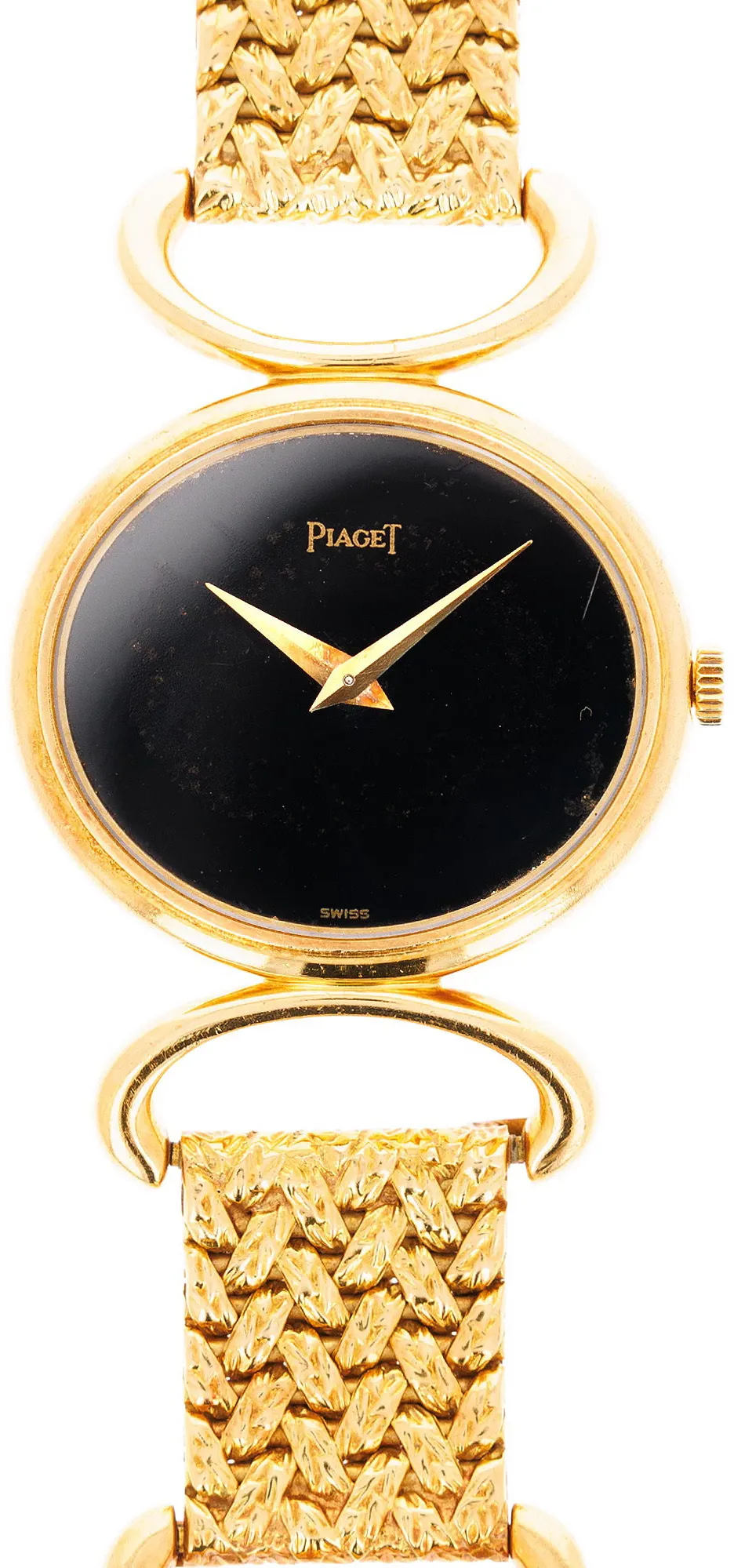 Piaget Vintage 9802 D0 D2 26mm  18k YG Onyx