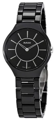 Rado True Thinline R27742162 31.5mm Ceramic Black