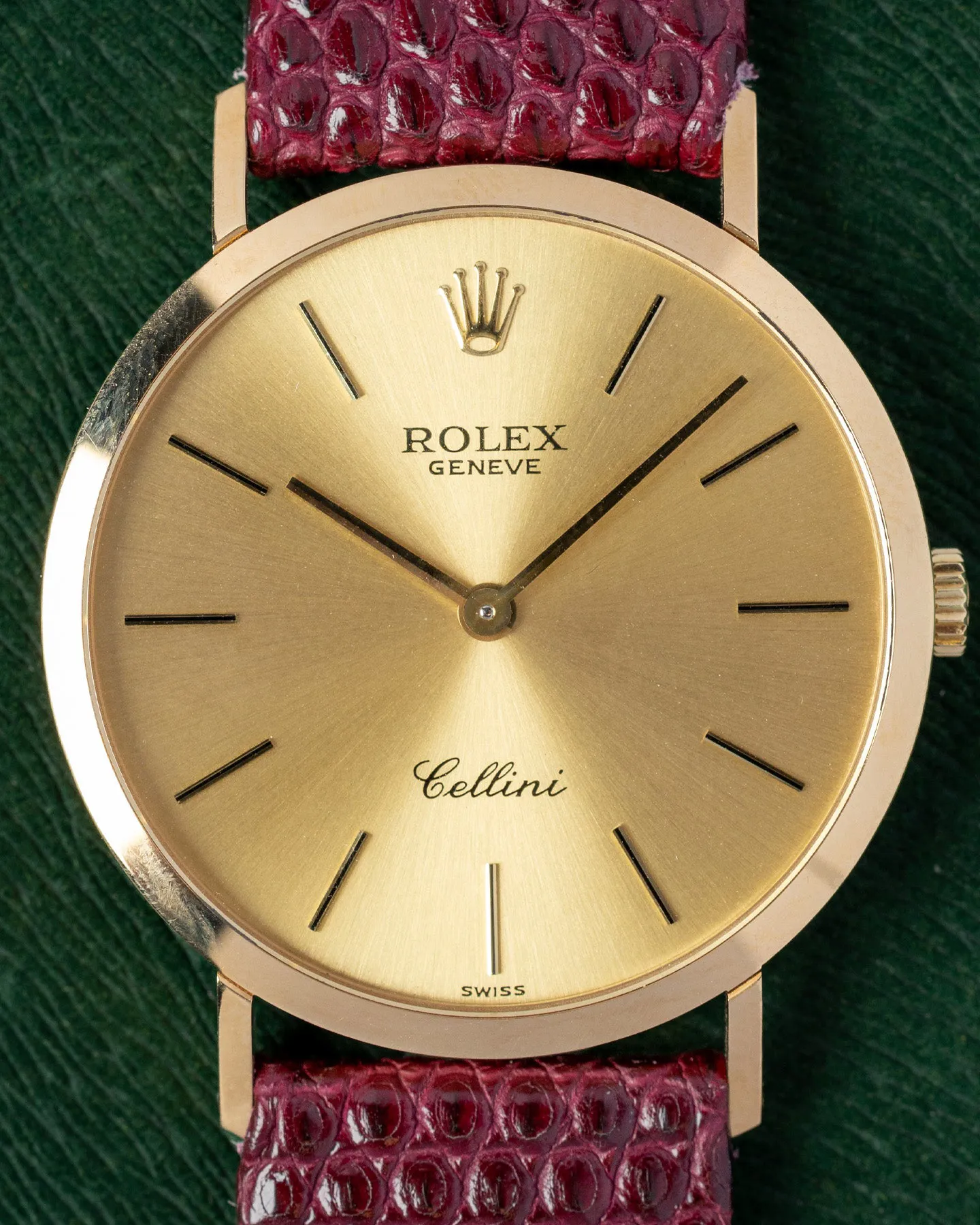 Rolex Cellini 4112/8 32mm Yellow gold Champagne 1