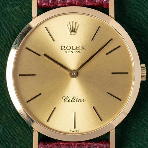 Rolex Cellini 4112/8 32mm Yellow gold Purple 1