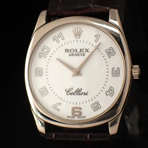 Rolex Cellini Danaos 4233 33mm White gold White