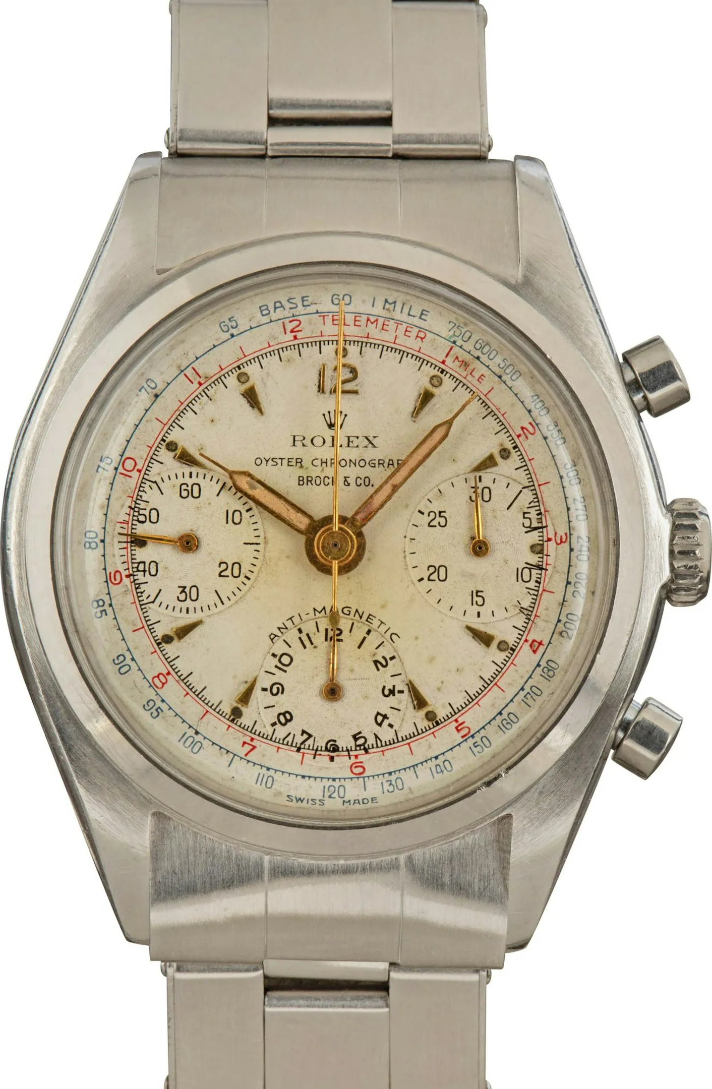 Rolex Chronograph 6034 36mm Stainless steel White