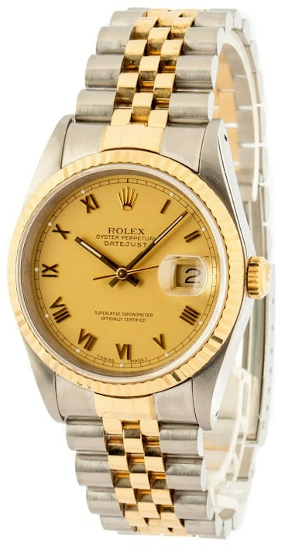 Rolex Datejust 16233 36mm Stainless steel Champagne 4