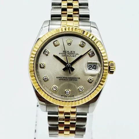 Rolex Datejust 31 178273 31mm Yellow gold and Stainless steel Silver