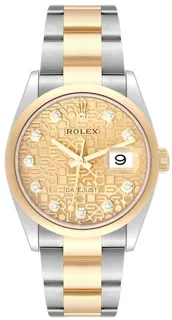 Rolex Datejust 36 126203 Yellow gold and Stainless steel