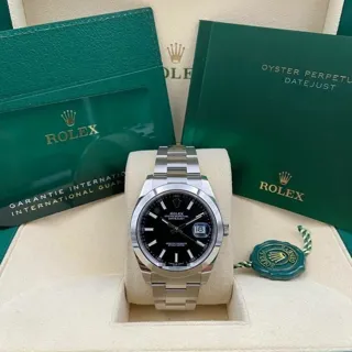 Rolex Datejust 41 126300 Stainless steel Black