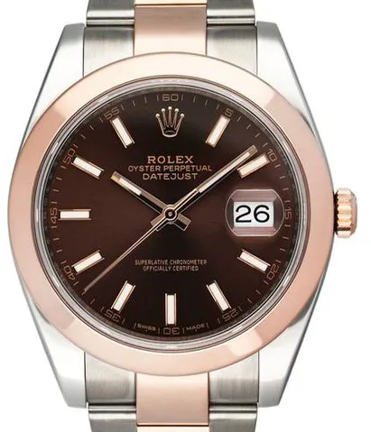 Rolex Datejust 41 126301 41mm Stainless steel Brown