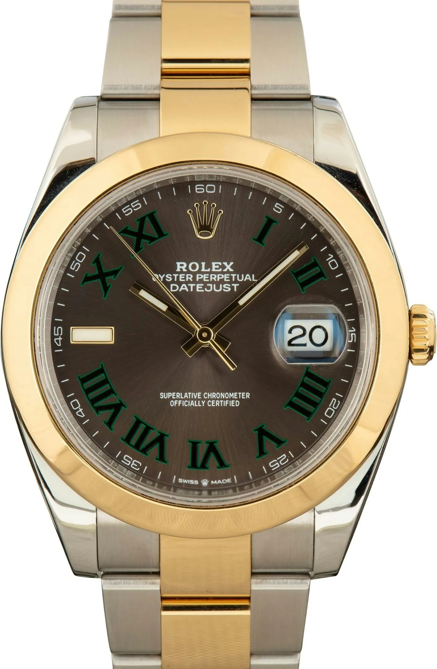 Rolex Datejust 41 126303 41mm Yellow gold and Stainless steel Gray