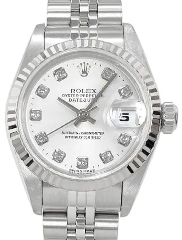 Rolex Datejust 69174G 26mm Yellow gold and Stainless steel Silver