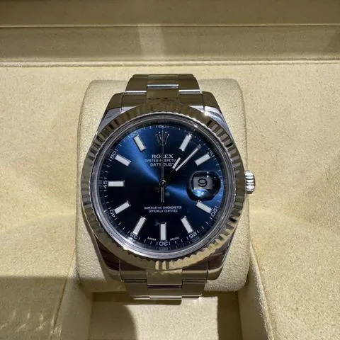 Rolex Datejust II 116334 41mm Stainless steel Blue 1