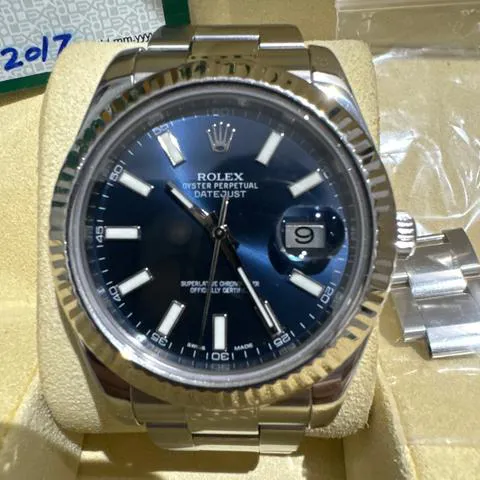 Rolex Datejust II 116334 41mm Stainless steel Blue 8